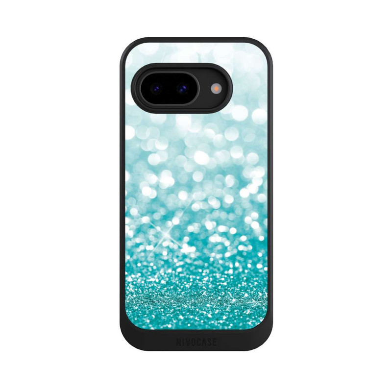 Pixel 9a NIVOcore Pluie de Paillettes Pétroles Look