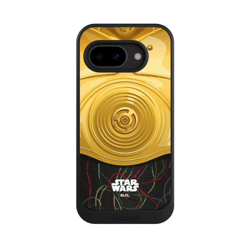 Pixel 9a NIVOcore C3PO Closeup