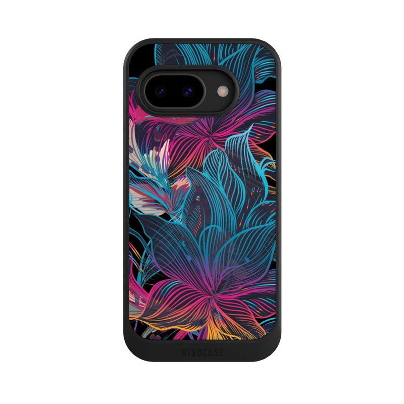 Pixel 9a NIVOcore Le pouvoir des fleurs néon