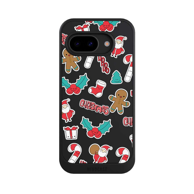Pixel 9a NIVOcore Christmas Pattern ohne Hintergrund