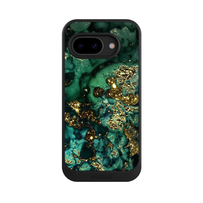 Pixel 9 a NIVOcore Marbre Cyan Scintillant