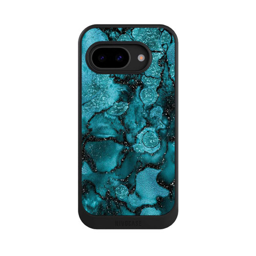 Google Pixel 9a NIVOcore  Blauer Glitzerlook
