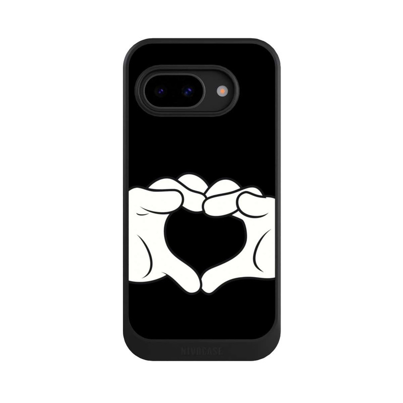 Pixel 9 a NIVOcore Love Hands Micky and Minnie