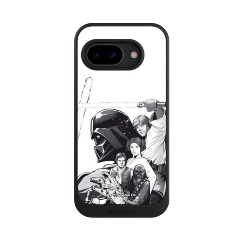 Google Pixel 9a NIVOcore Personnages StarWars - Noir et Blanc