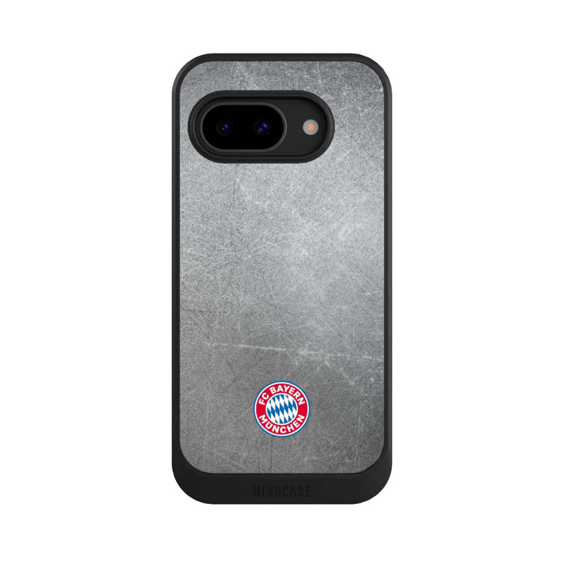 Pixel 9a NIVOcore Classic FCB Logo - colorful on metal look