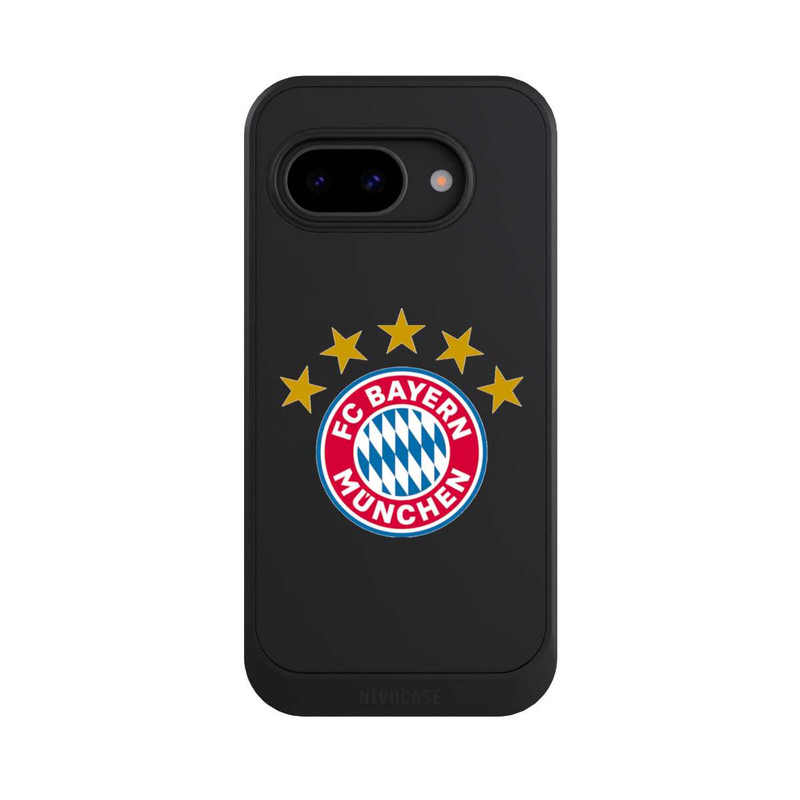 Pixel 9 a NIVOcore FCB Logo mit Sterne - ohne Hintergrund