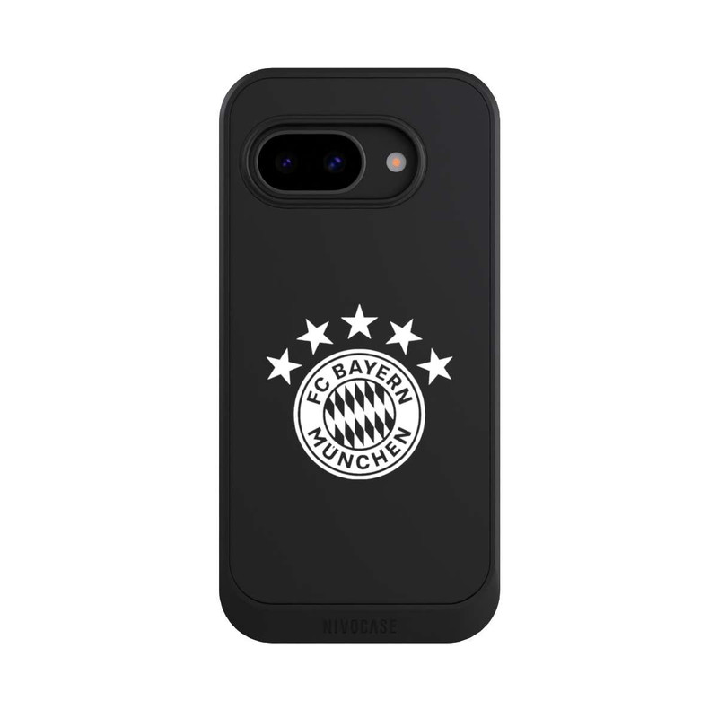 Pixel 9a NIVOcore FCB Logo plain with stars - transparent