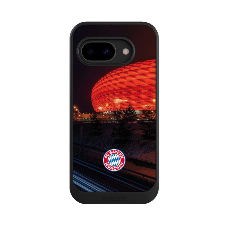 Pixel 9a NIVOcore Allianz Arena at night FCB