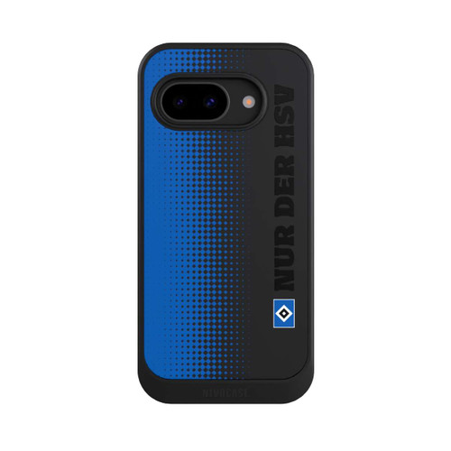 Google Pixel 9a NIVOcore Nur der HSV - Rautenraster Blau - ohne Hintergrund