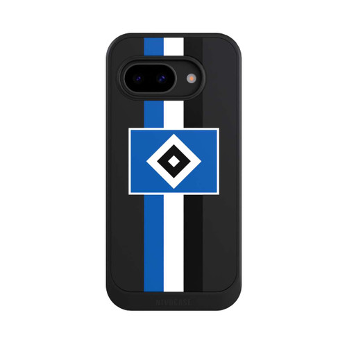 Google Pixel 9a NIVOcore HSV Streifen - Blau-Weiß-Schwarz - ohne Hintergrund