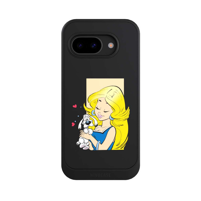Pixel 9 a NIVOcore Falbala et Idéfix Amoureux Transparent