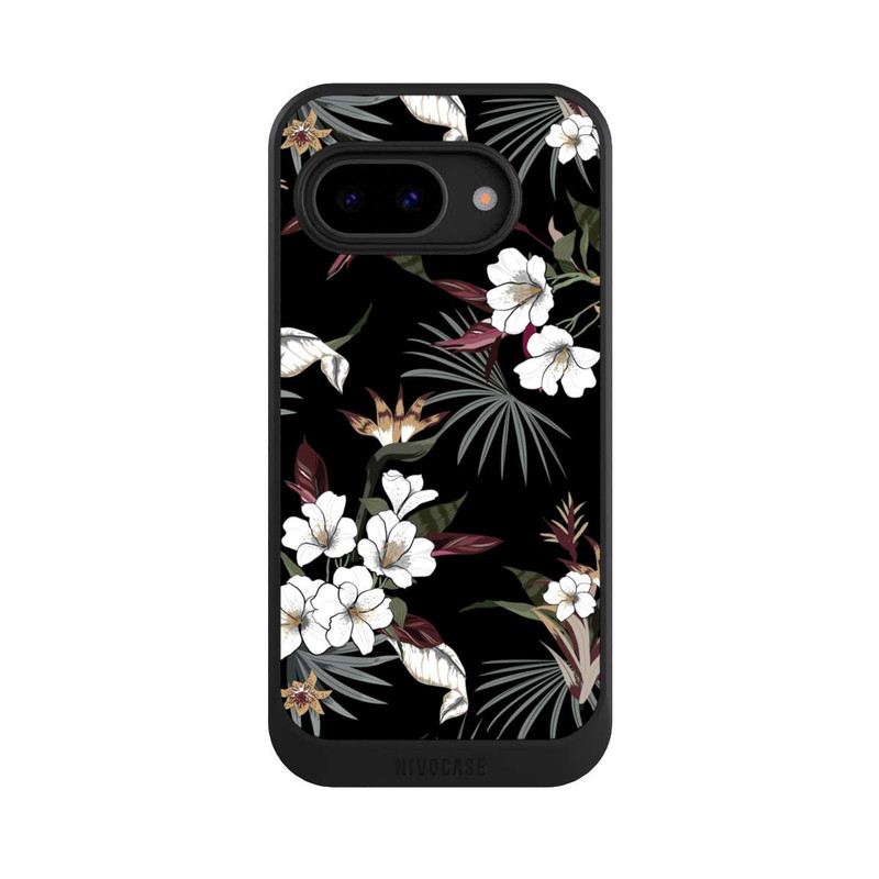 Pixel 9 a NIVOcore Flowers Black
