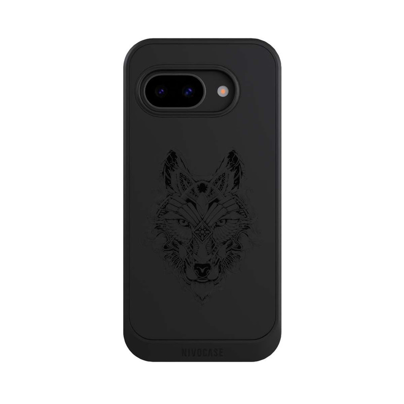 Pixel 9a NIVOcore Wolf mandala transparent