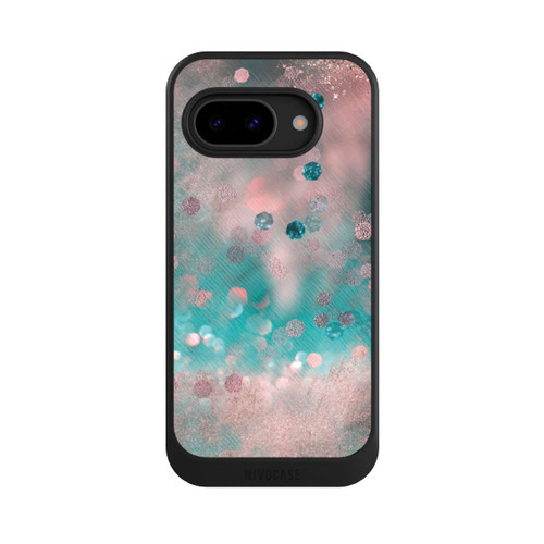 Google Pixel 9a NIVOcore Turquoise Glamour Glitter Look