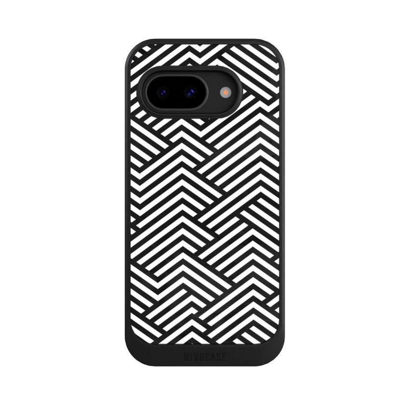 Pixel 9 a NIVOcore ZigZag noir et blanc