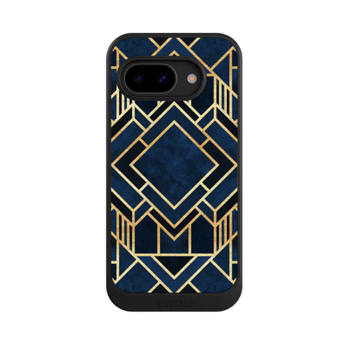 Google Pixel 9a NIVOcore Kunst Deko Blau Golddruck