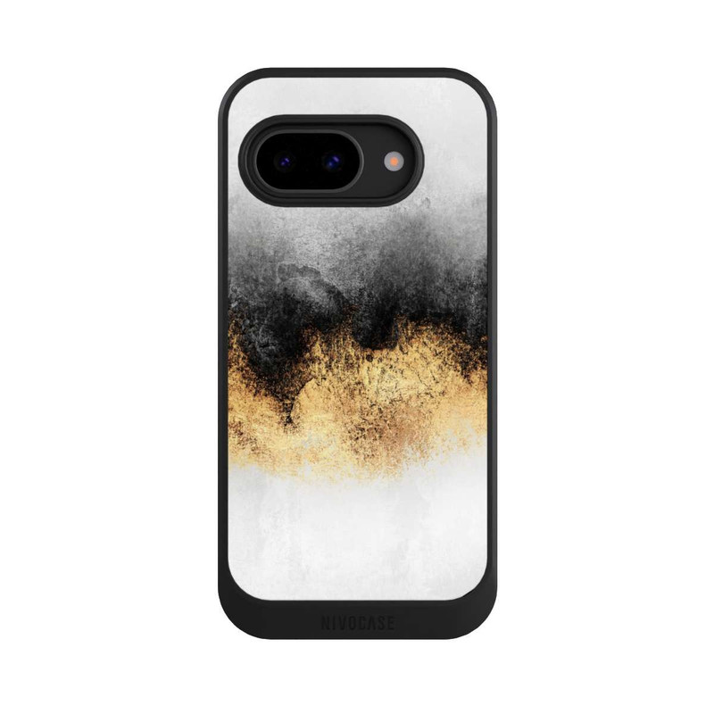 Pixel 9a NIVOcore Grauer Himmelstaub Golddruck