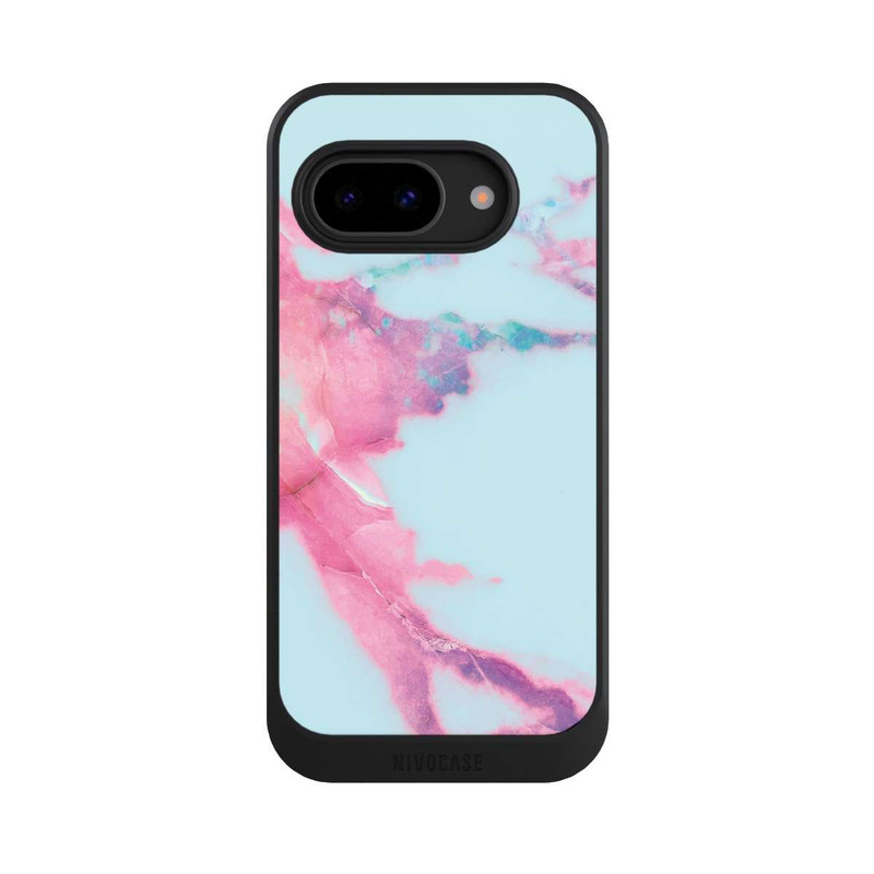 Pixel 9a NIVOcore Light Blue Iridescent Vein Marble
