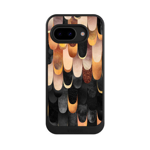Google Pixel 9a NIVOcore Gefiedertes Kupfer und Schwarz