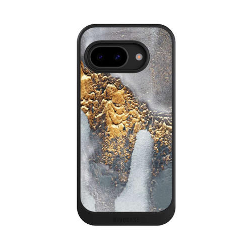 Google Pixel 9a NIVOcore Beton-Gold-Glitzerlook