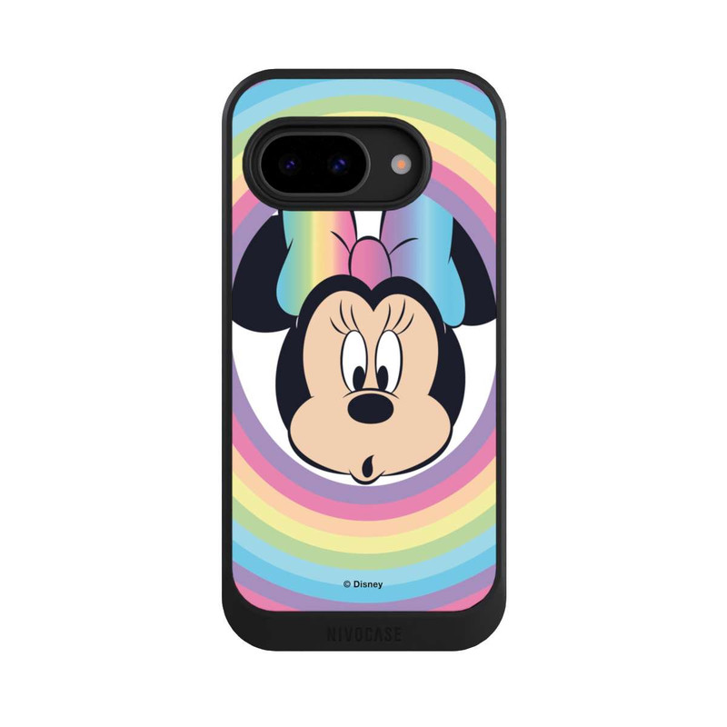 Pixel 9a NIVOcore Minnie Arc-en-ciel Rond