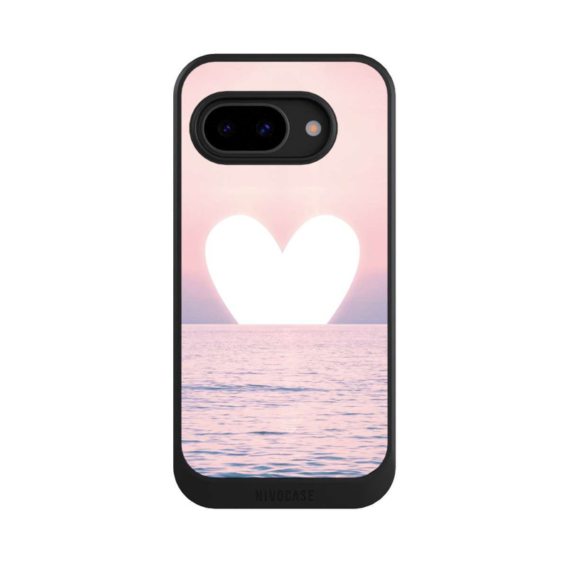 Pixel 9a NIVOcore Heart Sunset