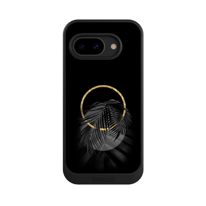 Pixel 9a NIVOcore tropische Blätter schwarz