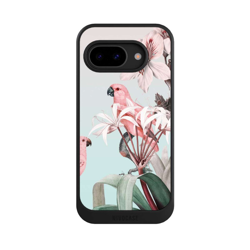 Pixel 9a NIVOcore Pastel Parrots Paradise