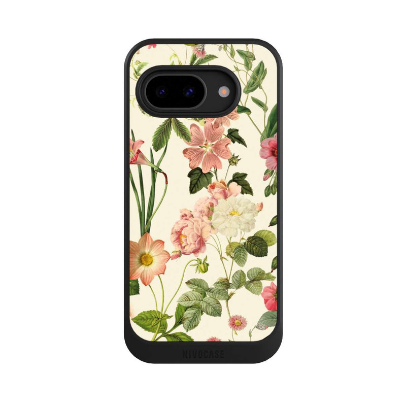 Pixel 9a NIVOcore Fleurs sauvages sur jaune clair