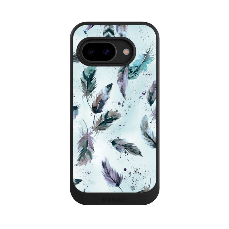 Pixel 9a NIVOcore Magical Feathers Soft Blue
