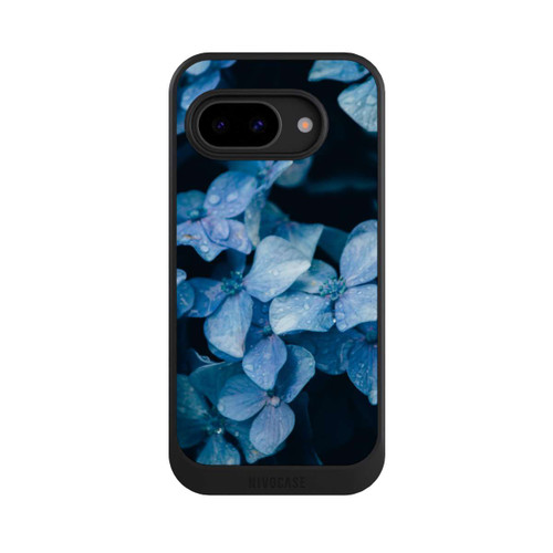 Google Pixel 9a NIVOcore Fleurs bleues 2