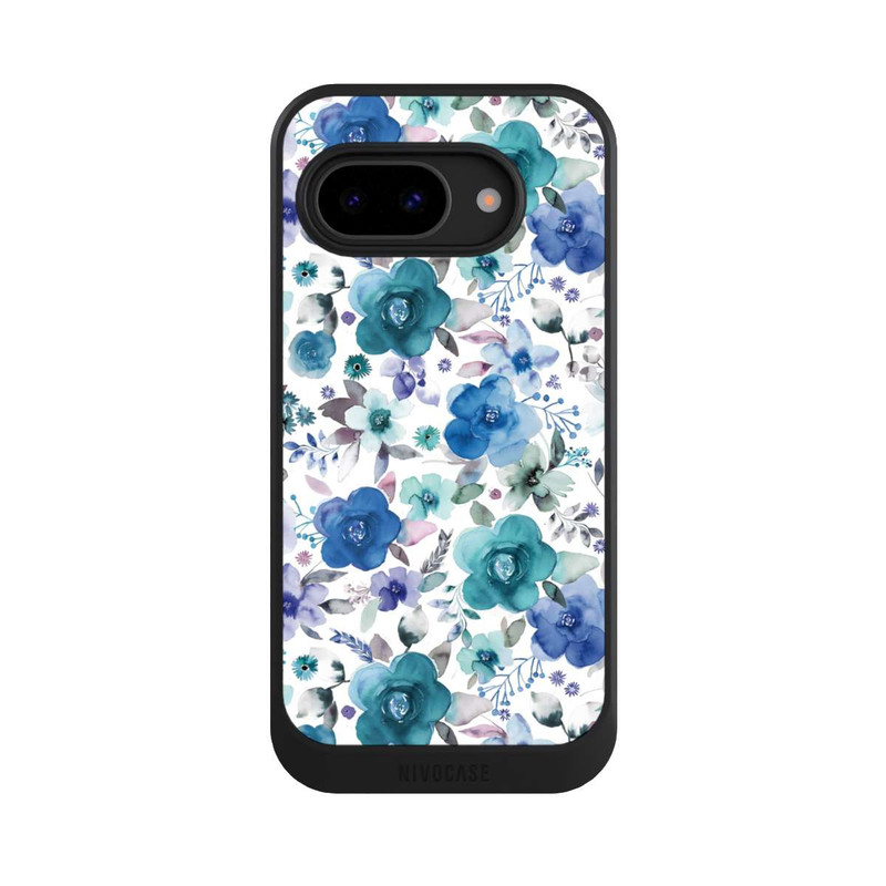 Pixel 9a NIVOcore Winterblumensträuße Blau