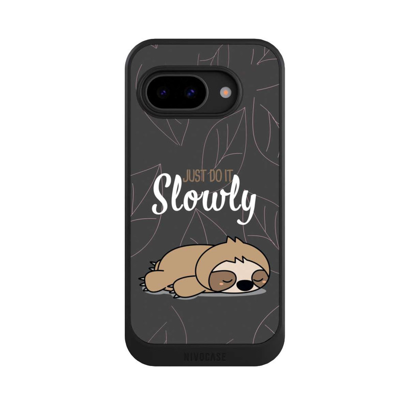 Pixel 9a NIVOcore Just Do It Slowly Sloth Grey