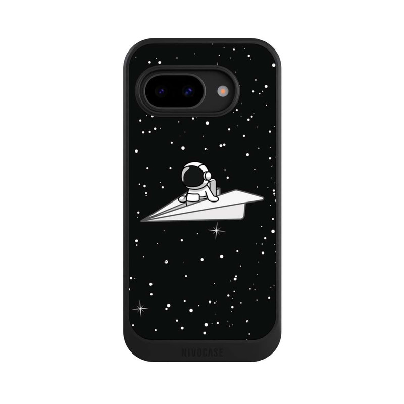 Pixel 9a NIVOcore Astronaut Paper Plane Comic