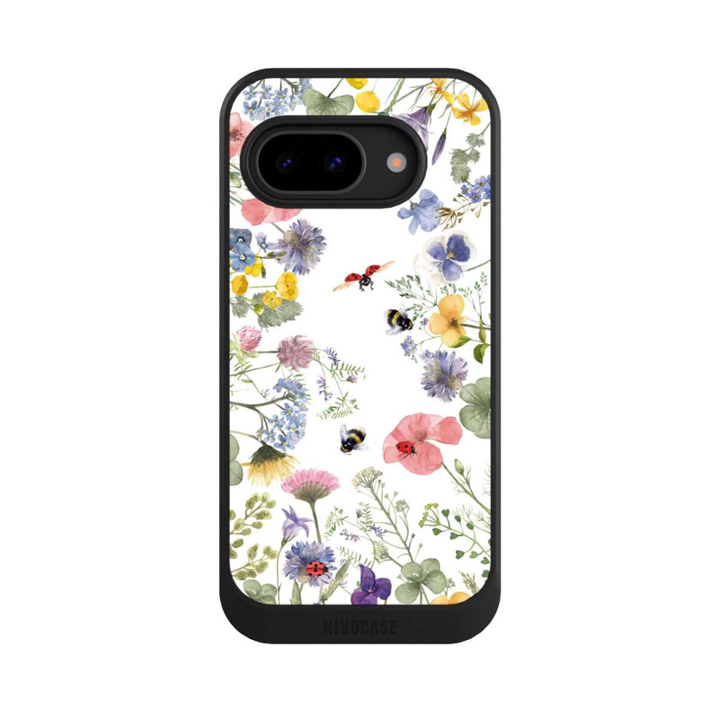 Pixel 9a NIVOcore Colourful Spring Flowers and Bees