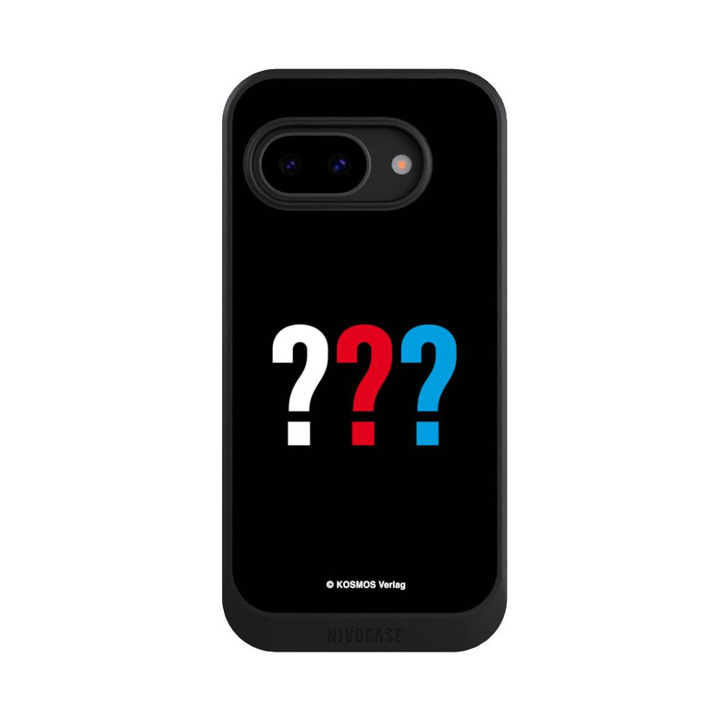 Pixel 9 a NIVOcore Drei Fragezeichen Logo