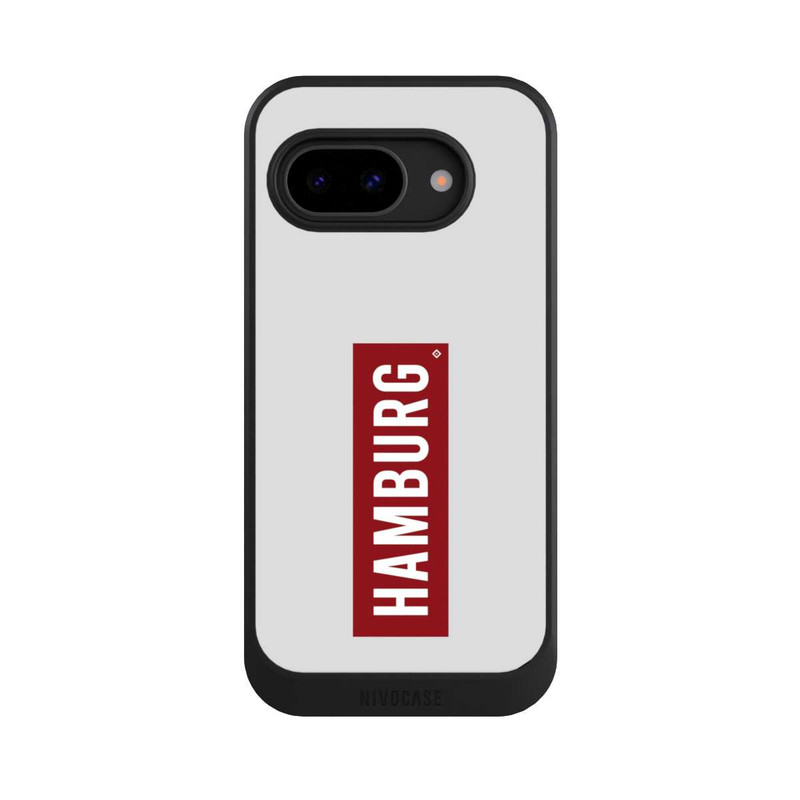 Pixel 9 a NIVOcore HSV Hambourg rouge et blanc