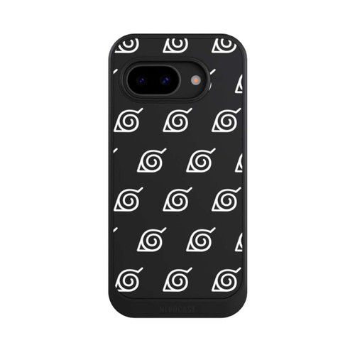 Google Pixel 9a NIVOcore Weißes Konoha-Muster Transparent