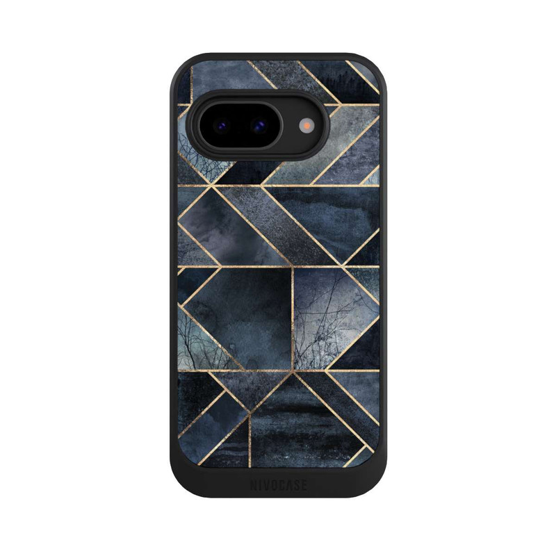 Pixel 9a NIVOcore Abstract Nature-Dark Blue