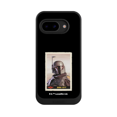 Google Pixel 9a NIVOcore Boba Fett Badges Schwarzer Hintergrund