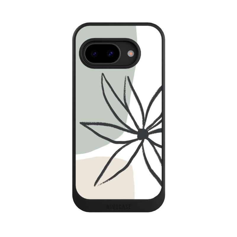 Pixel 9a NIVOcore Fleur Menthe & Crème