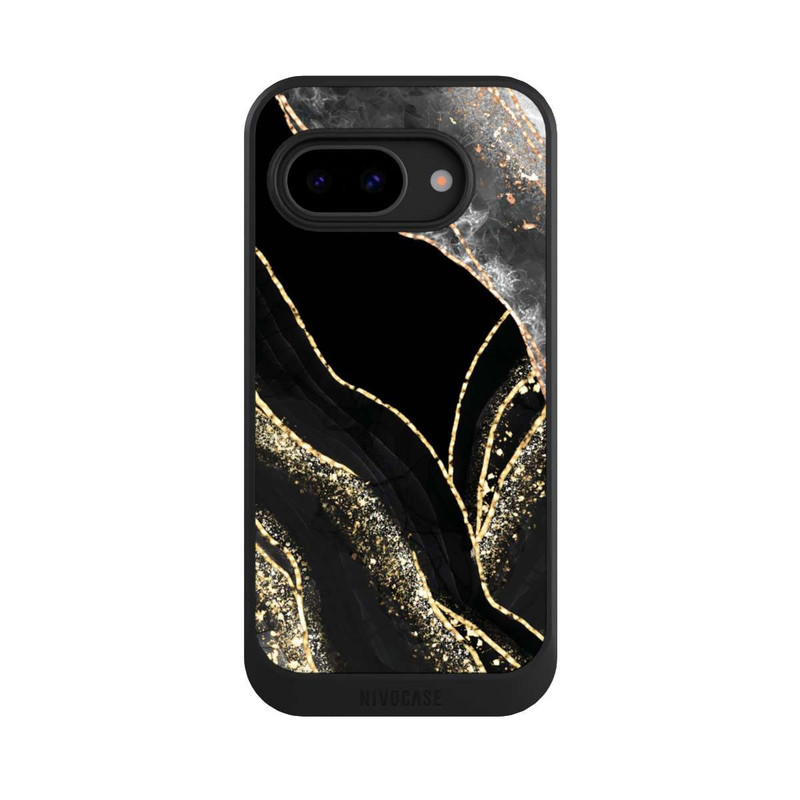 Pixel 9a NIVOcore Marbre Sombre Or