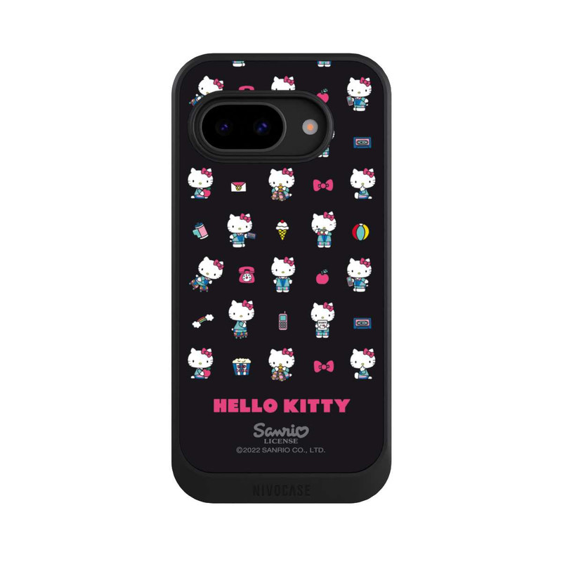 Pixel 9 a NIVOcore Hello Kitty 90s noir
