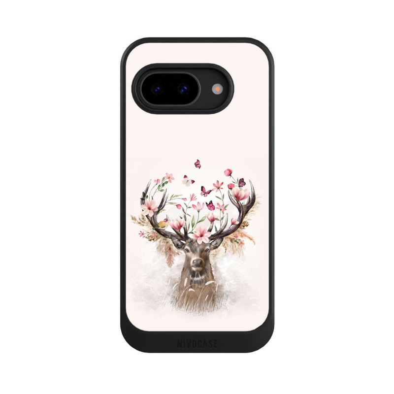 Pixel 9a NIVOcore Deer Flowers Antlers