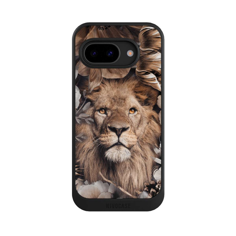 Pixel 9a NIVOcore Lion Flower Frame beige