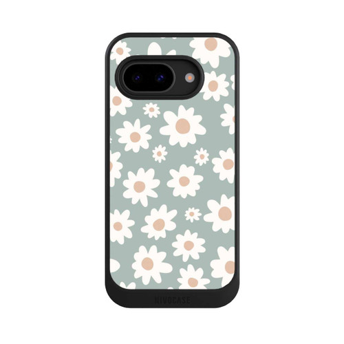 Google Pixel 9a NIVOcore Gänseblümchen Muster grün
