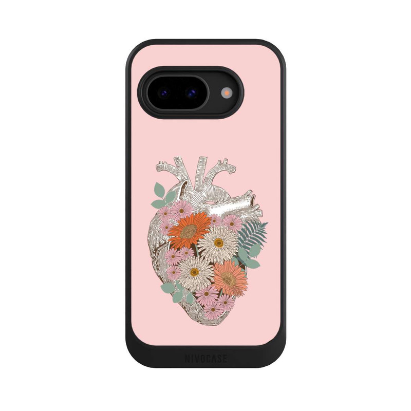 Pixel 9a NIVOcore Cœur Fleuri Vintage