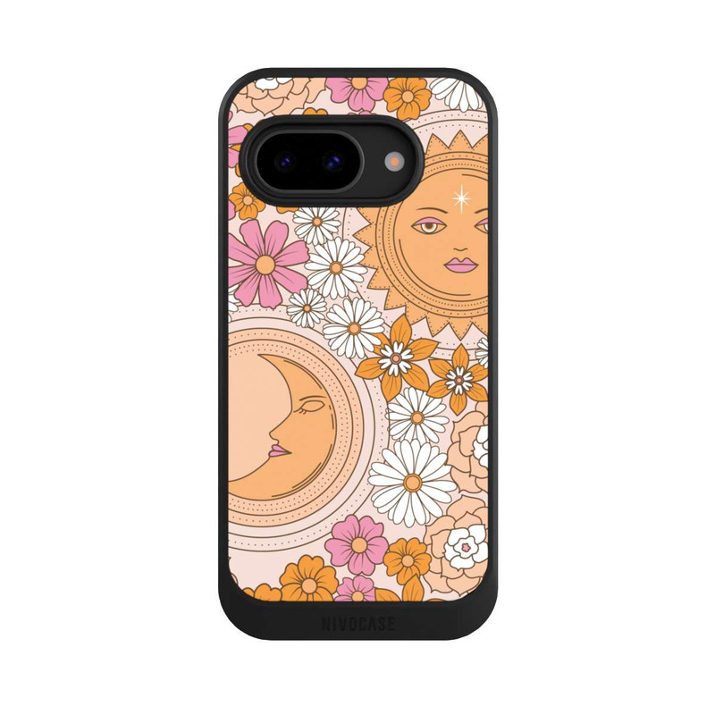 Pixel 9a NIVOcore Mond-Sonne-Blumen