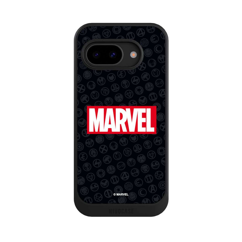 Pixel 9a NIVOcore Marvel Logo Noir Rouge