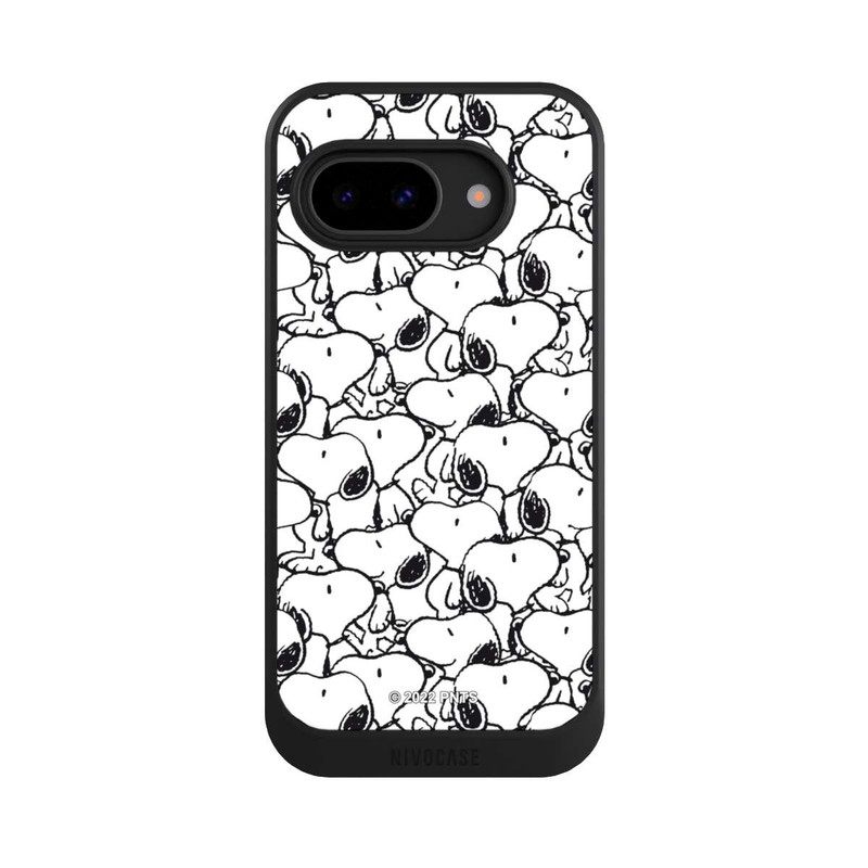 Pixel 9a NIVOcore Snoopy Pattern Black And White